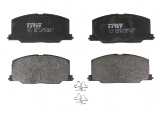 Купить GDB798 TRW Тормозные колодки передние Камри 10 (1.8, 2.0, 2.5) с звуковым предупреждением износа